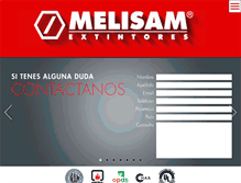Tablet Screenshot of extintoresmelisam.com.ar